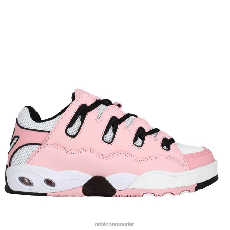 zapato 68F4P7 rosa/blanco/negro d3 Osiris unisexo